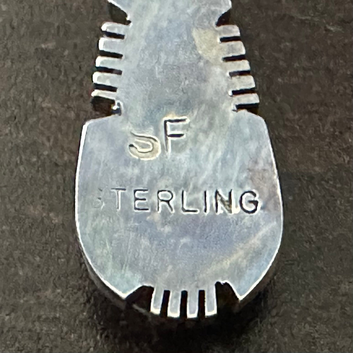 Navajo Steve Francisco Opal Sterling Teardrop Inlay Dangle Earrings