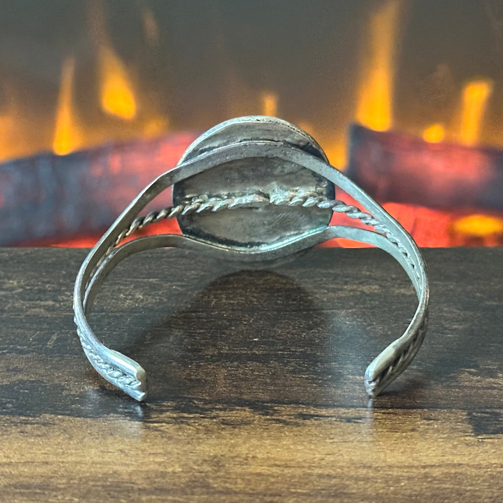 Onyx Sterling Twist Wire Triple Shank Statement Cuff