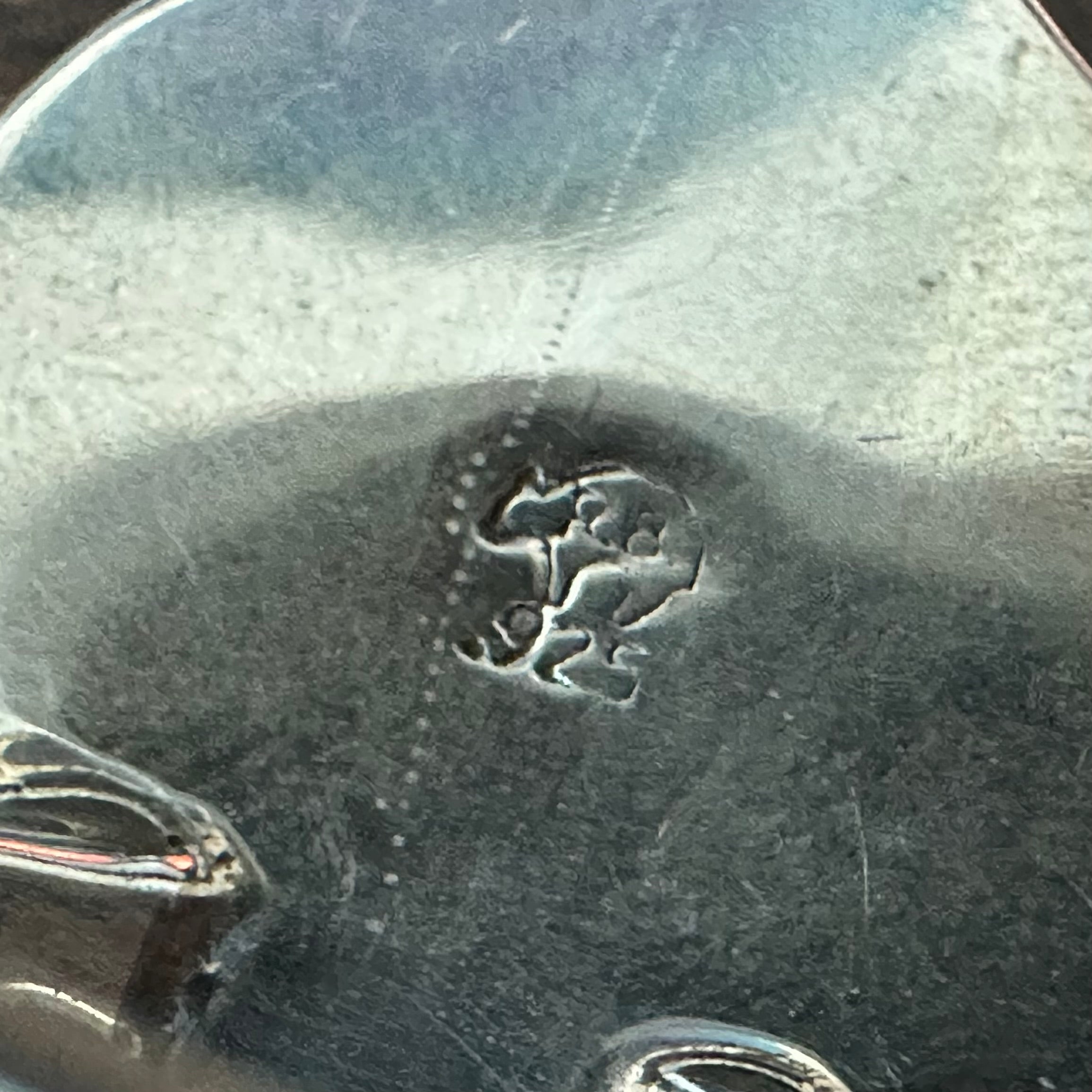 Running Bear Trading Turquoise Sterling Hand Stamped Twist Wire Bezel Statement Ring