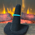Turquoise 4 Stone Sterling Inlay Ring