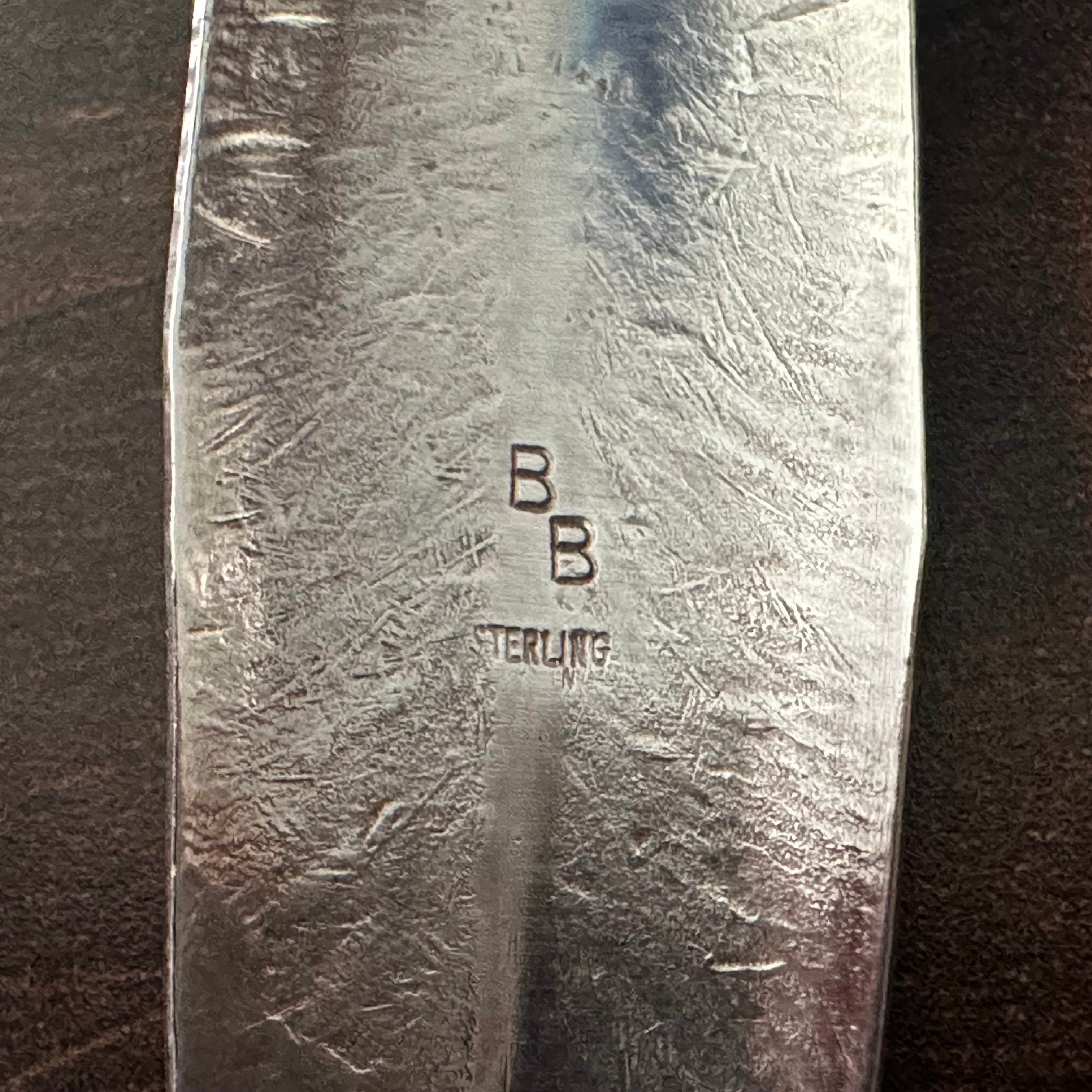 Navajo Bernice Bonney Turquoise 5 Stone Sterling Snake Eye Feather Pendant