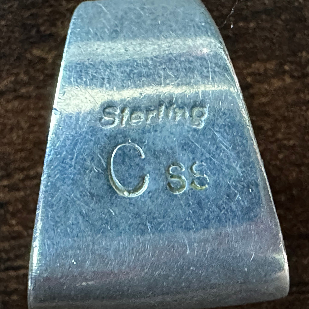 CSS Signed Turquoise Opal Sugilite Inlay Pendant
