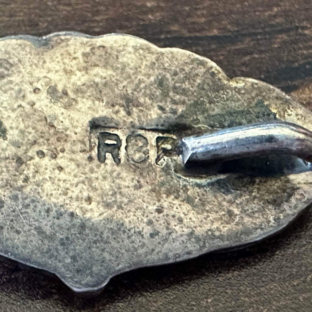 RBP Signed Sterling Ornate Pendant