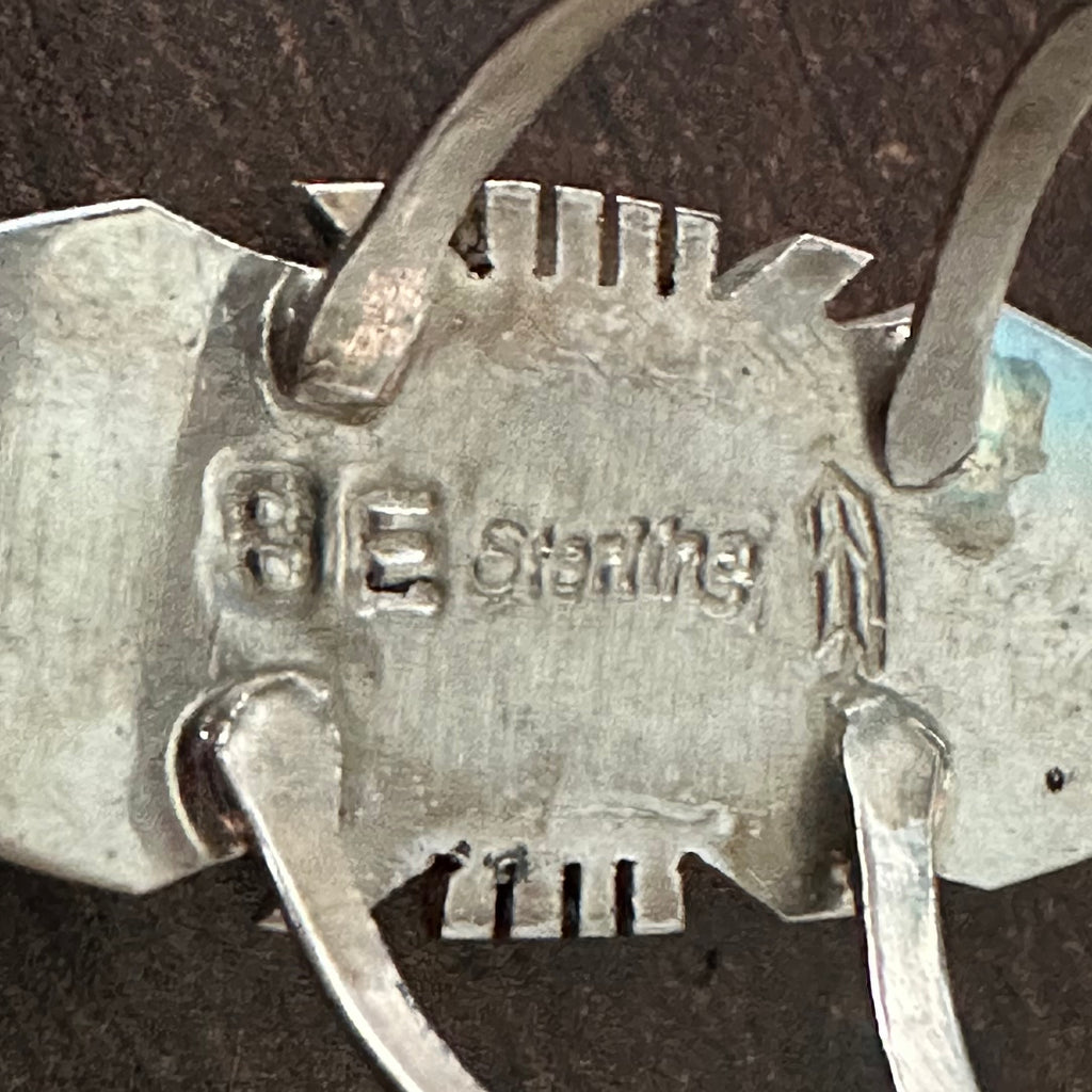 Navajo Brandon Etsitty Mine #8 Turquoise Sterling Inlay Ring