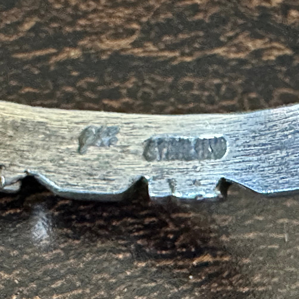 Sugilite Opal Sterling Crossover Inlay Cuff