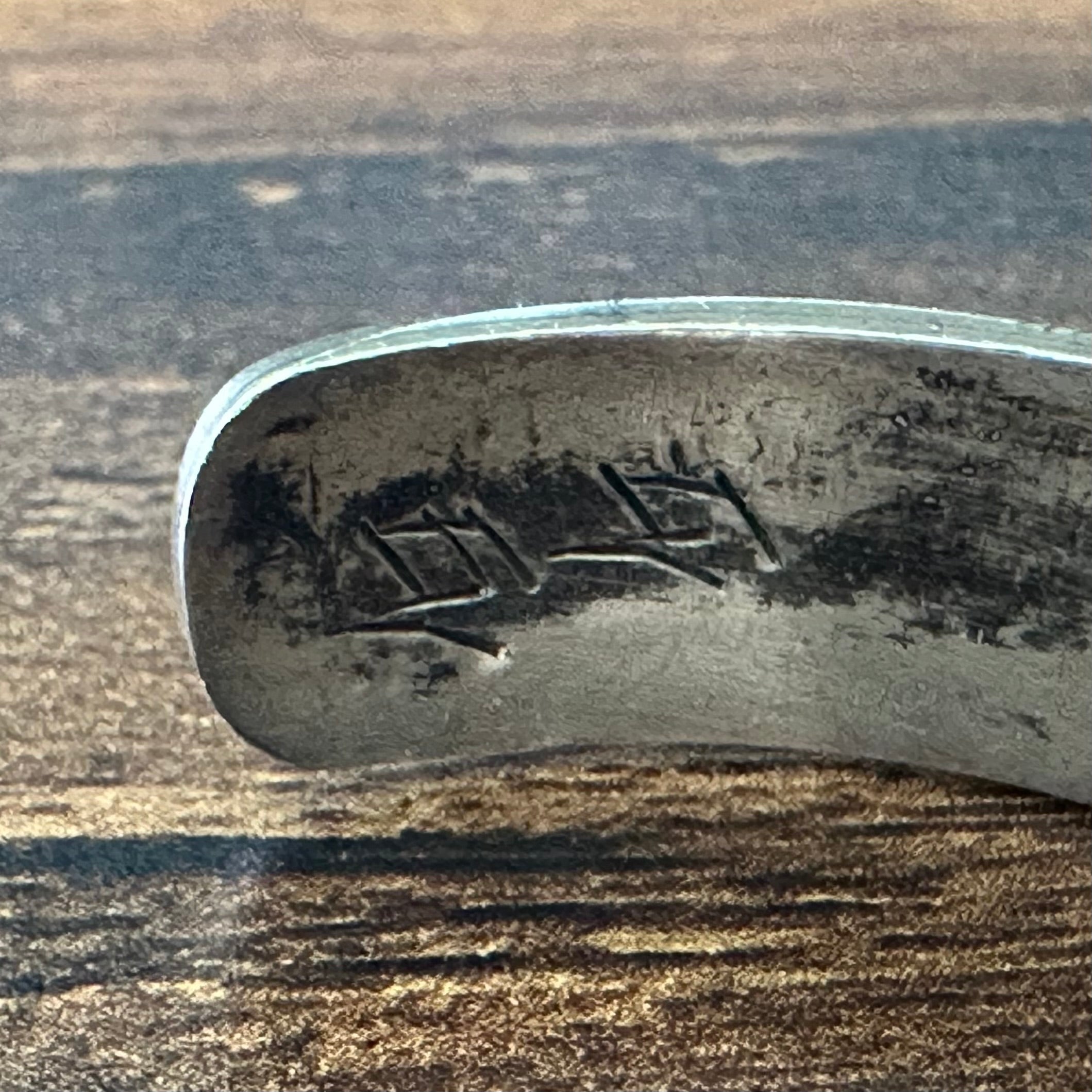 IY EY Signed Sterling Overlay Stacker Cuff