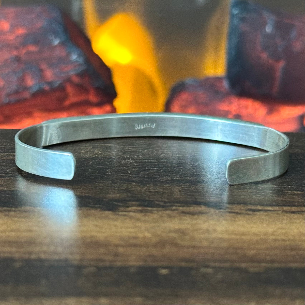 Turquoise 15 Stone Sterling Inlay Stacker Cuff