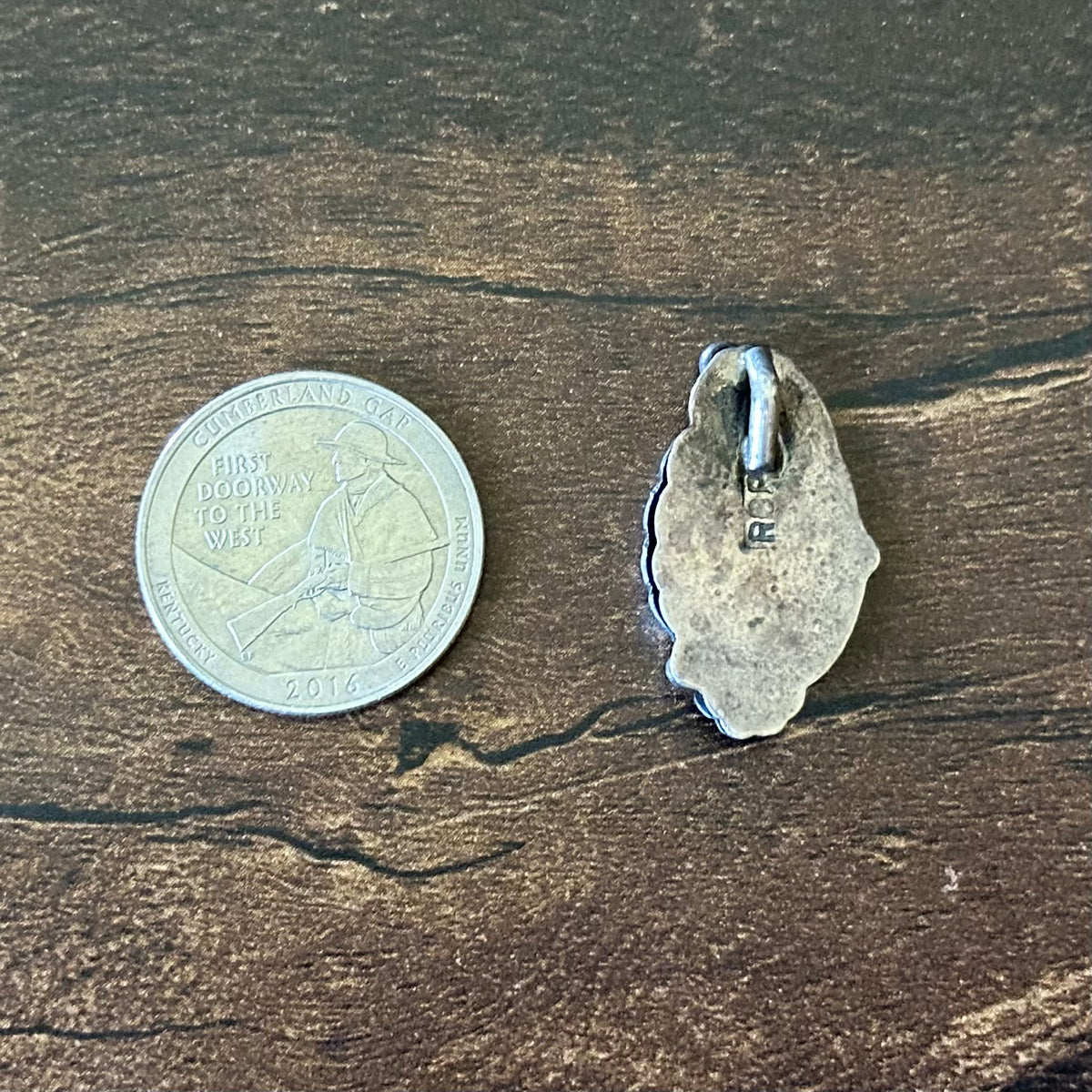 RBP Signed Sterling Ornate Pendant