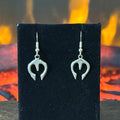 Sterling Sandcast Naja Dangle Earrings