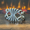 Sterling Sandcast Statement Cuff