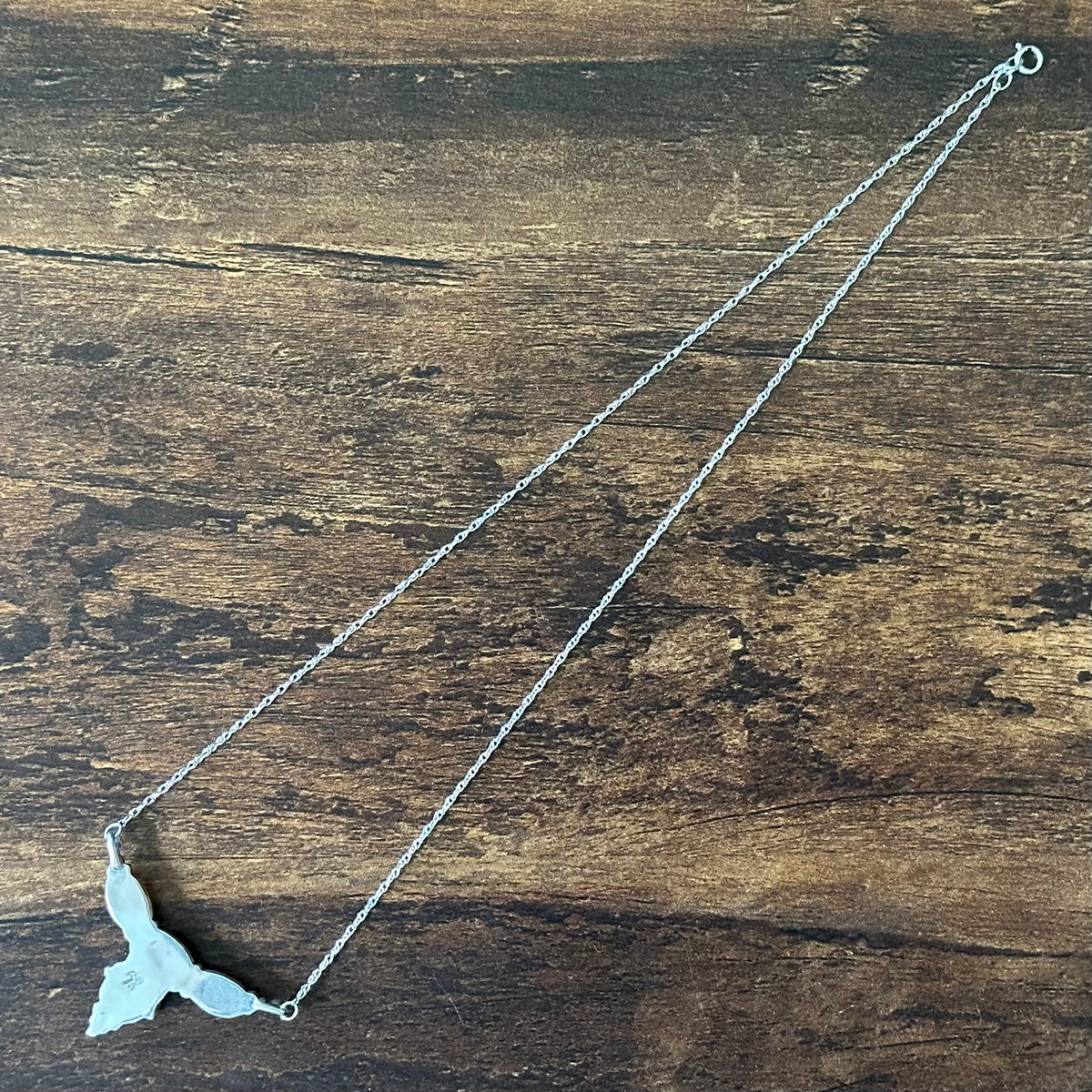 Running Bear Trading Turquoise 4 Stone Sterling Raindrop Necklace