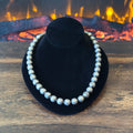 Vintage Hand Soldered Sterling Bench Bead Necklace
