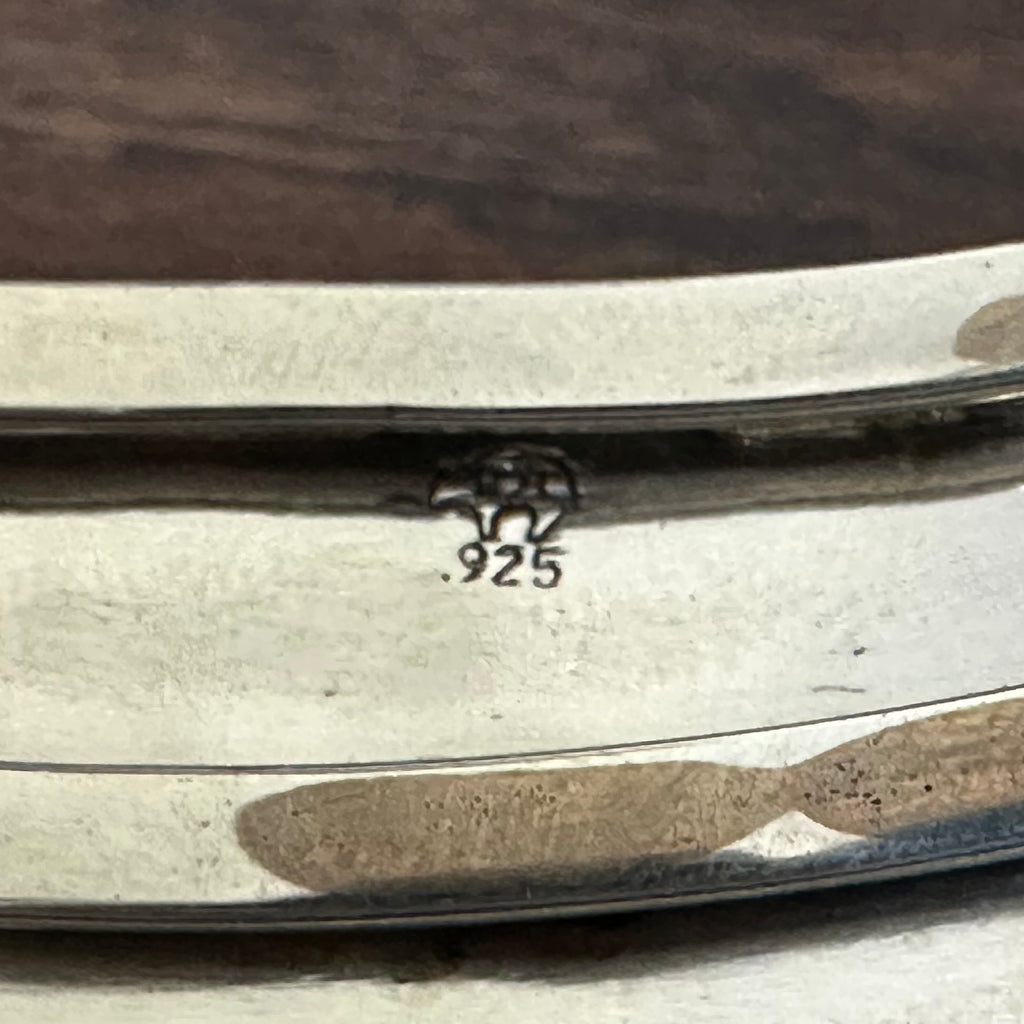 Running Bear Trading Turquoise 20 Stone Sterling Petite Point Abstract Statement Cuff