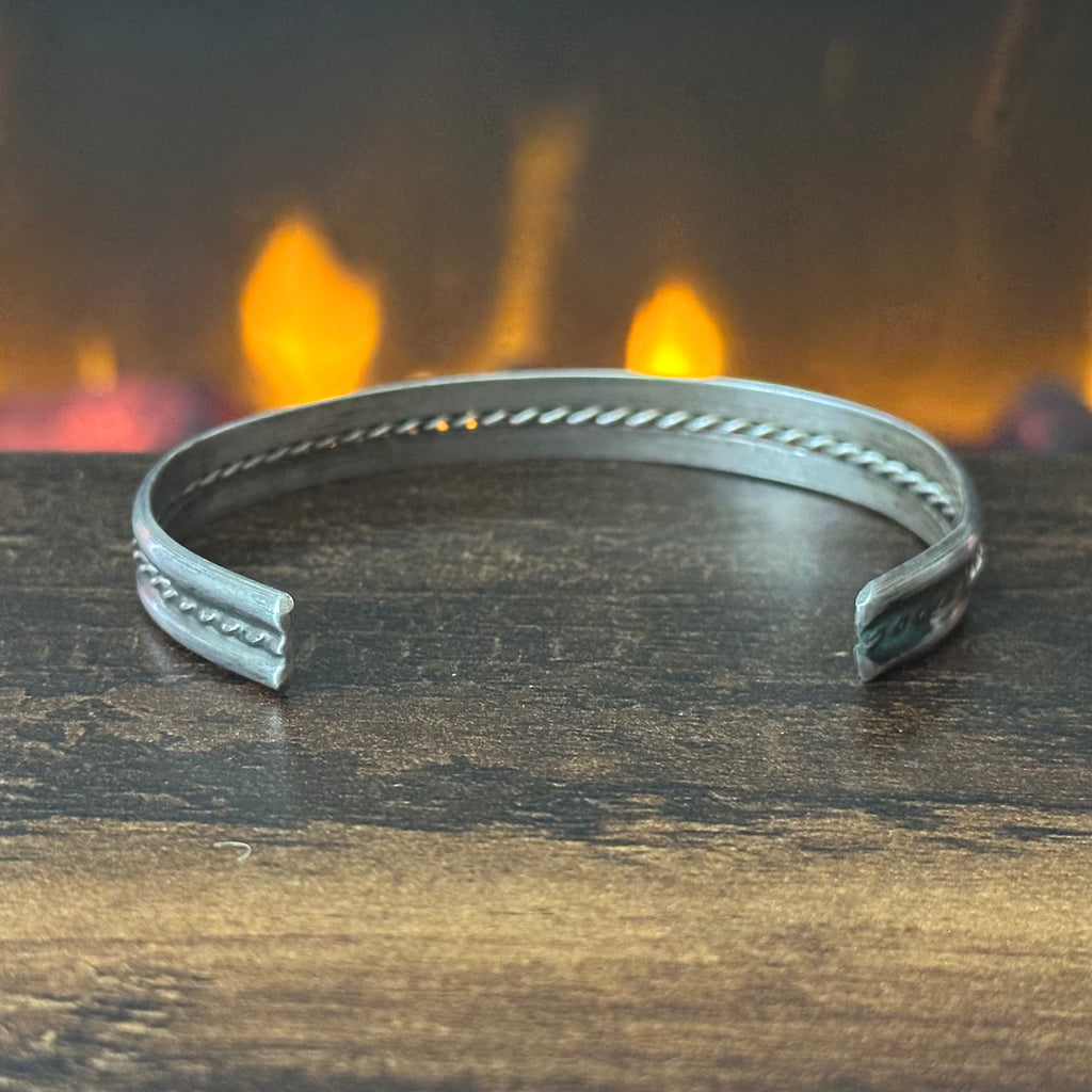Sterling Twist Wire Stacker Cuff