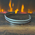 Sterling Twist Wire Stacker Cuff