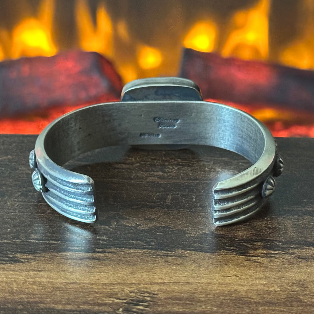 Chimney Butte Larimar Sterling Statement Cuff