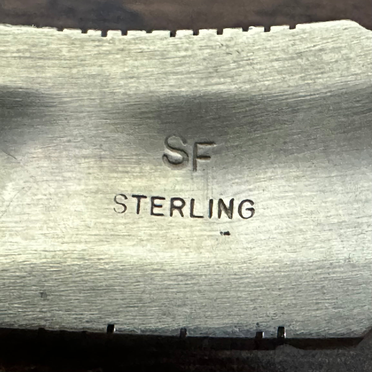 Navajo Steve Francisco Opal Sterling Wraparound Inlay Cuff