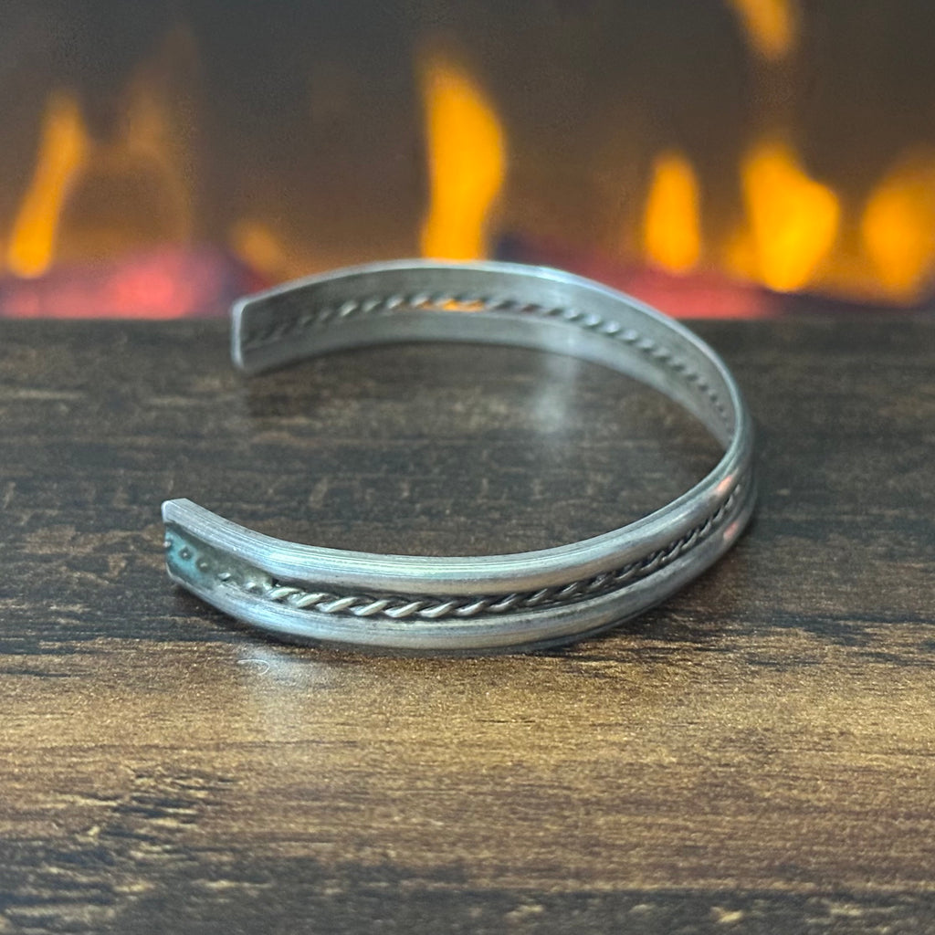 Sterling Twist Wire Stacker Cuff