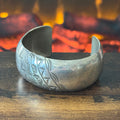 Mary-Rita Signed Sterling Hand Stamped Cuff